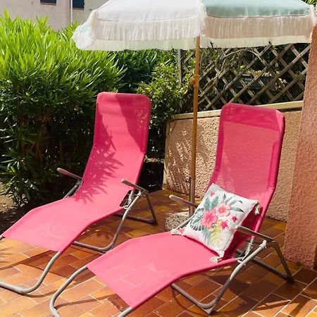 Rez-de-jardin Pinede Piscine Clim Proche Village Naturiste 230 *